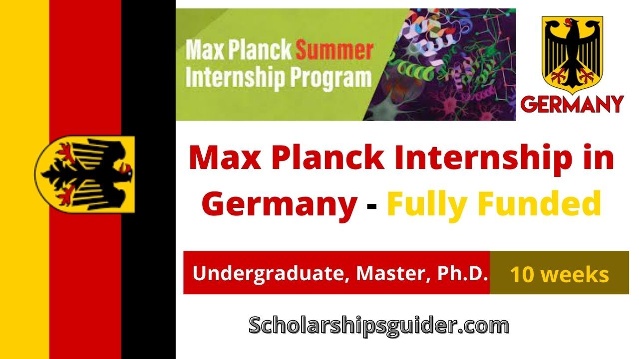 Max Planck Internship in Germany 2022 | Fully Funded