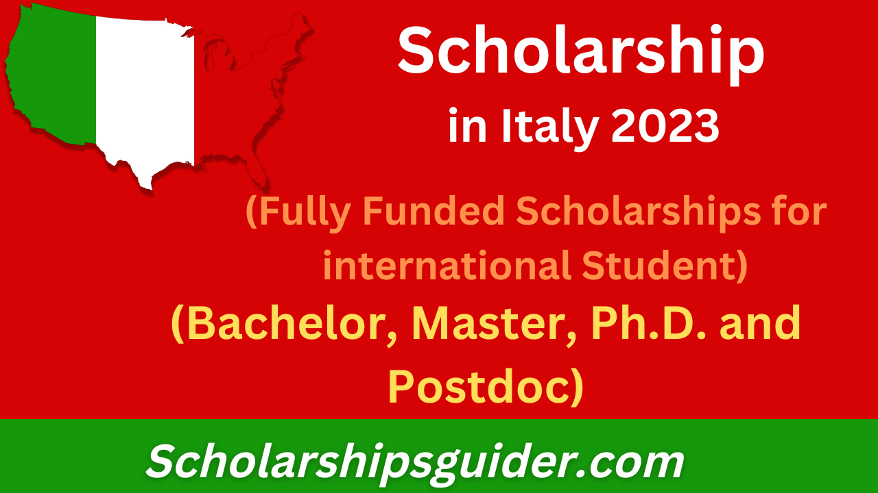 fully funded phd scholarships in italy