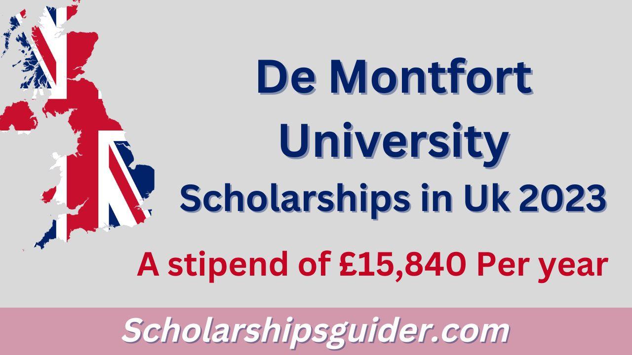 De Montfort University Scholarships in Uk 2023