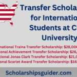 Transfer Scholarships for International Students 2023