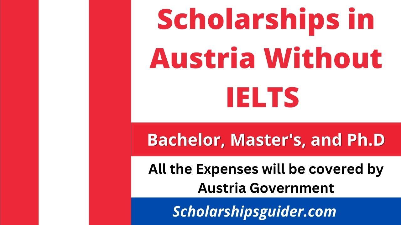 Scholarships in Austria Without IELTS 2023 | Fully Funded