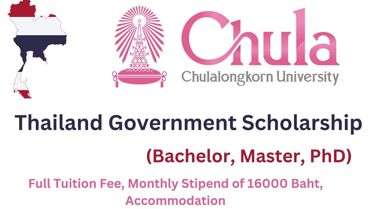 Thailand Government Scholarship at Chulalongkorn University