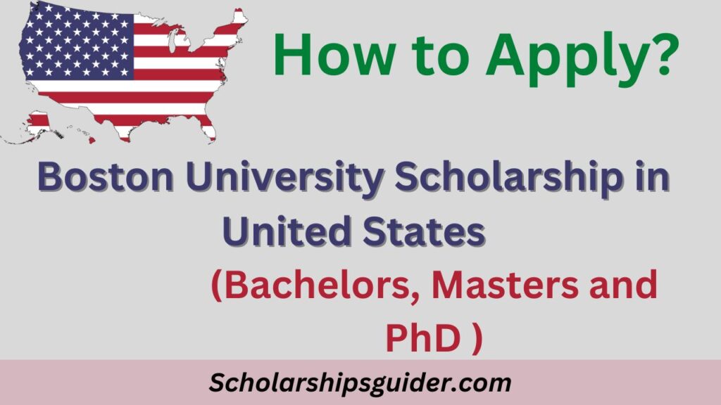 Boston University Scholarship 2024 in United States