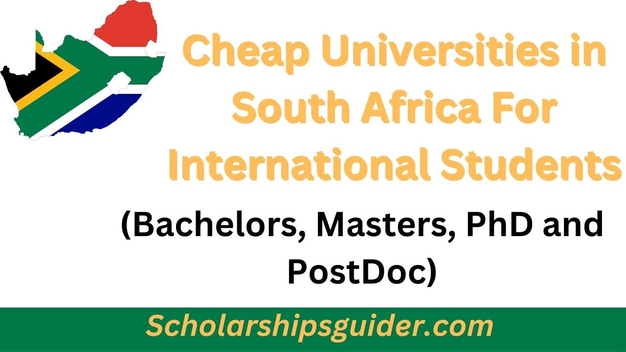 Cheap Universities in South Africa For International Students