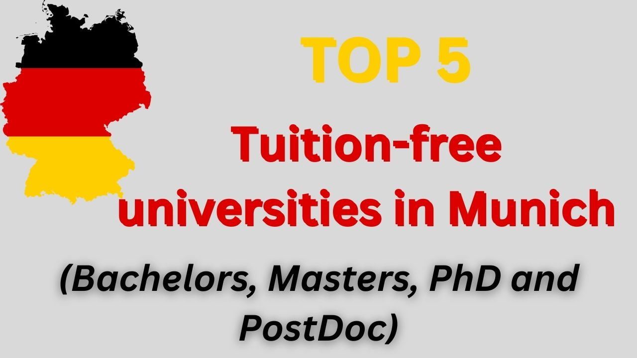 Tuition Free Universities in Munich Germany 2023