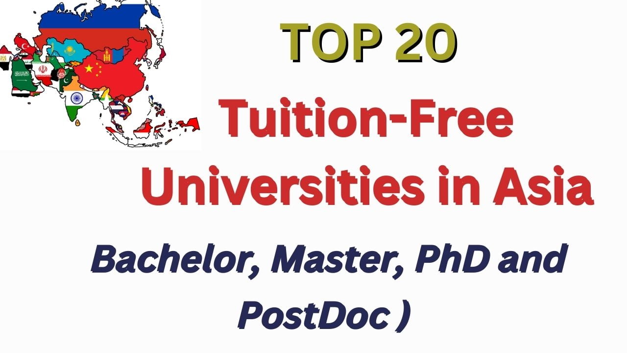 Top 20 Tuition-Free Universities in Asia 2023