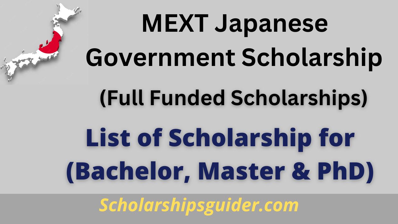 JAPANESE GOVERNMENT 2024 (MONBUKAGAKUSHO: MEXT) SCHOLARSHIP, 53% OFF