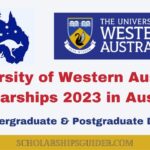 University of Western Australia Scholarships 2023 in Australia