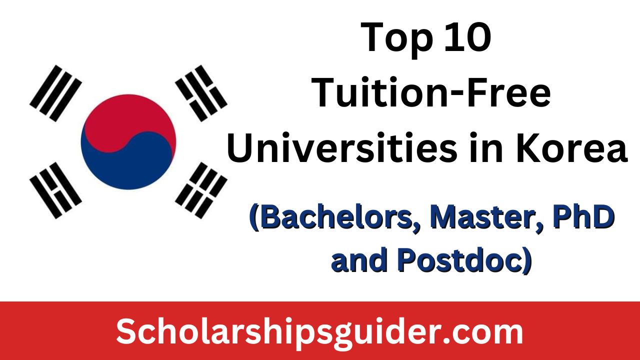 Top 10 Tuition-Free Universities In Korea 2023