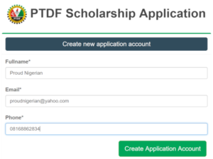 PTDF Scholarship