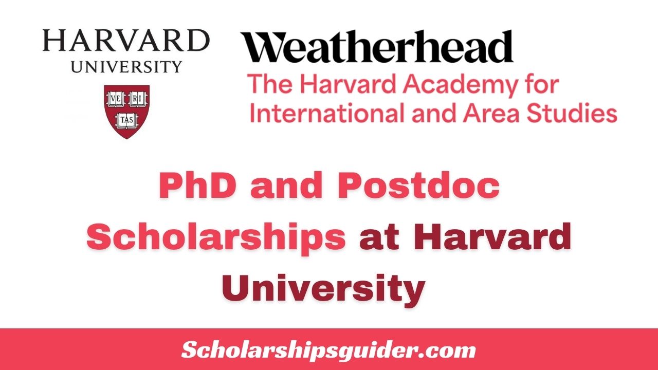 phd scholarships harvard