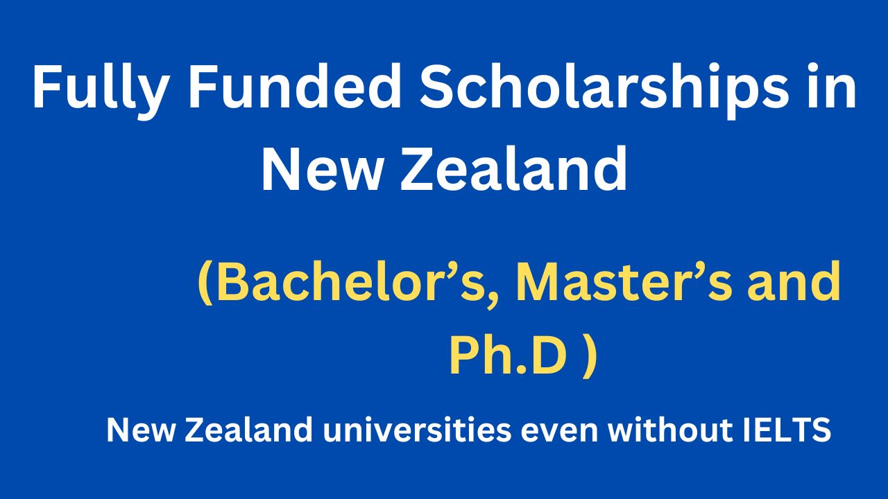 Fully Funded Scholarships in New Zealand 2024