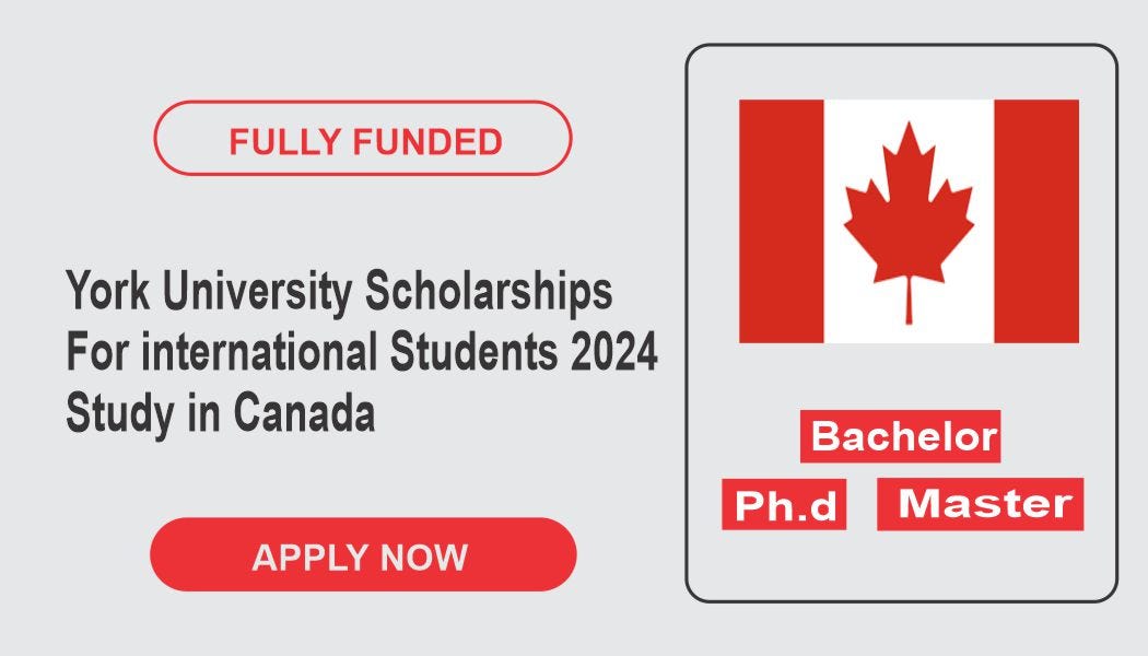 York University Scholarships 2024 in Canada | Fully Funded