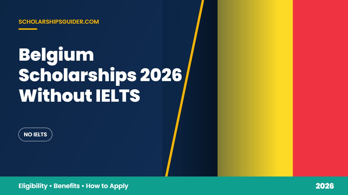 Belgium Scholarships 2026 Without IELTS